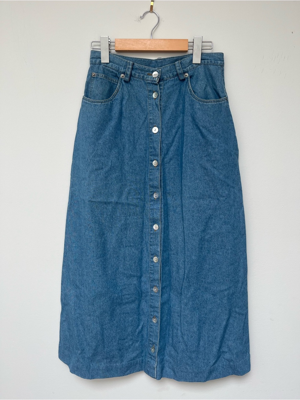 Cambridge Dry Goods Company Vintage Denim MIDI skirt